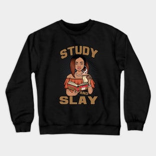 Study and Slay - Cybersecurity Analyst Crewneck Sweatshirt